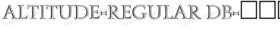 Altitude-Regular DB字体转换